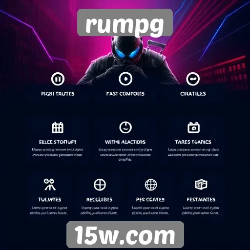 Análise das funcionalidades do site Rumpg